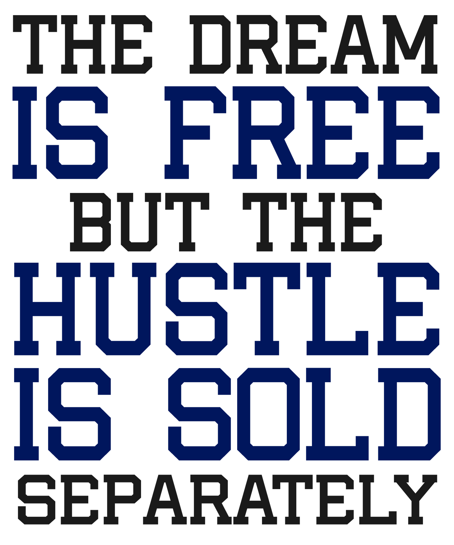 Hustle Motivational Quote Art