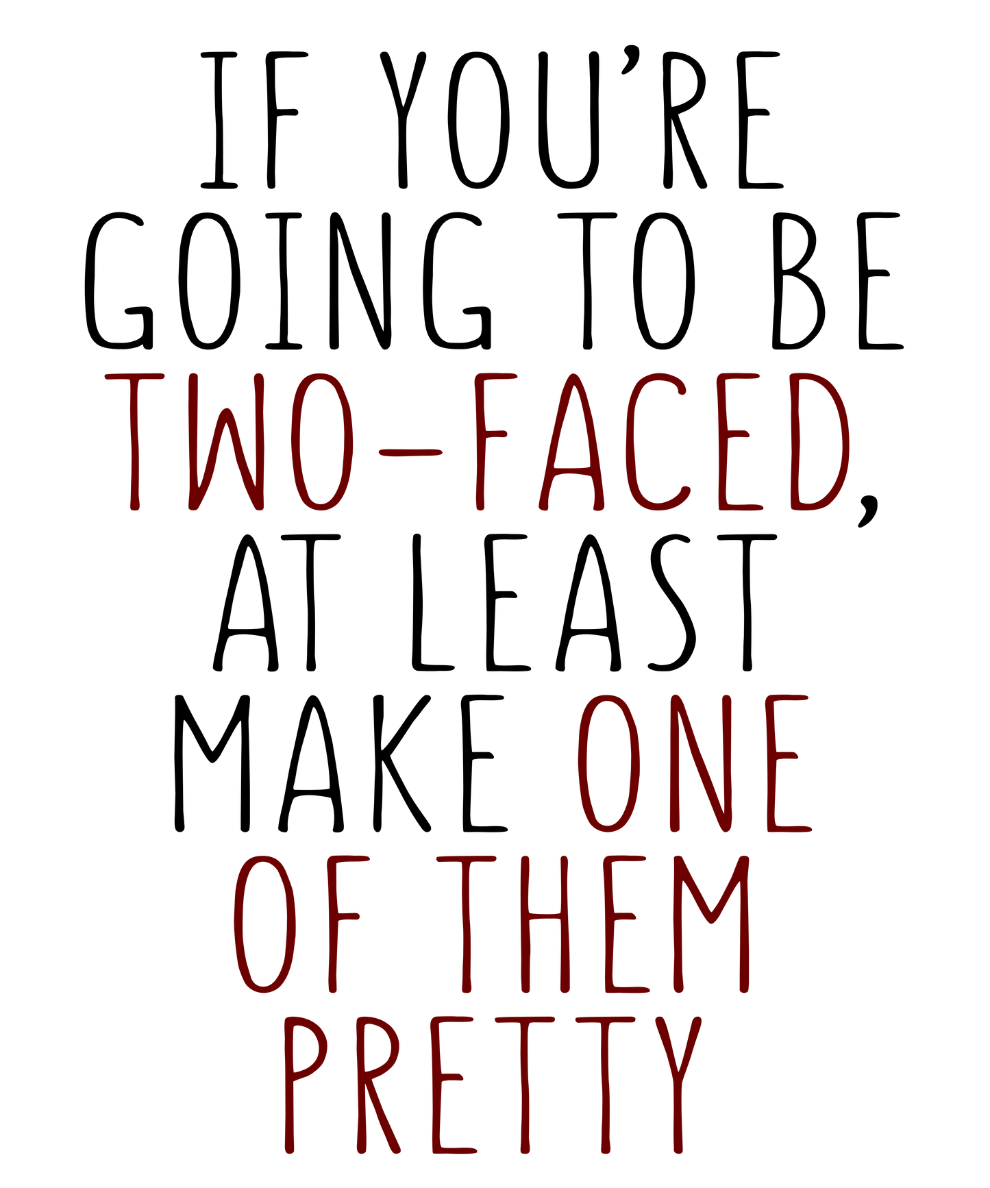 **Duality of Beauty**