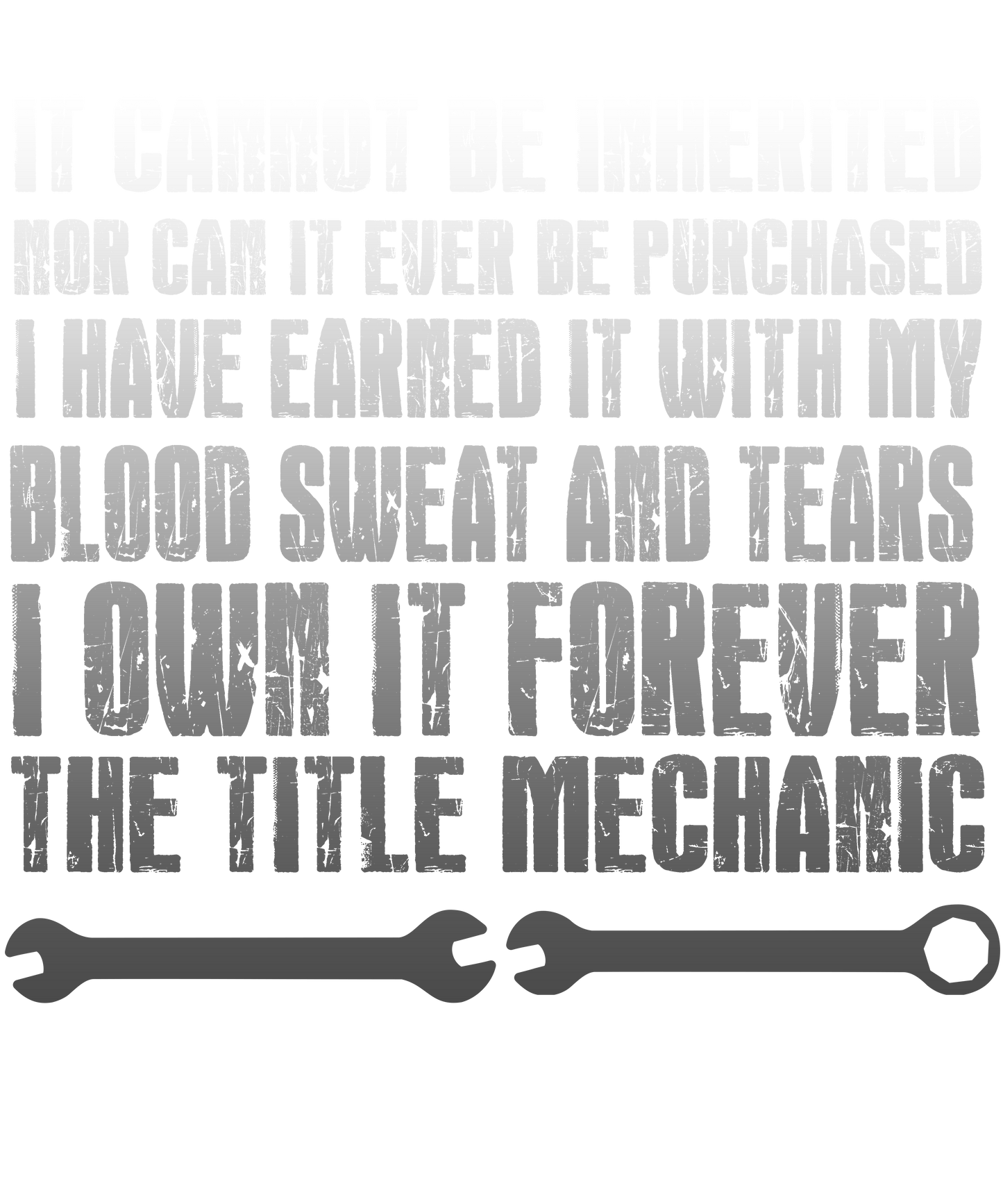 Mechanic's Pride Statement