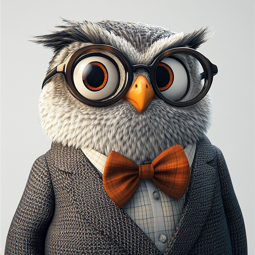 Dapper Owl Illustration