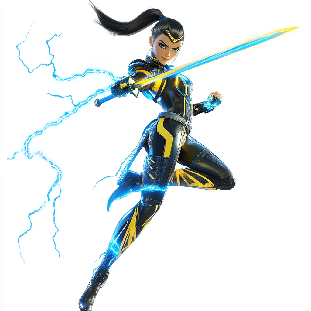 Electric Samurai Warrior