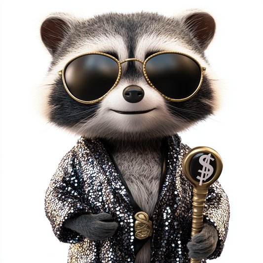 Glamorous Raccoon Royale