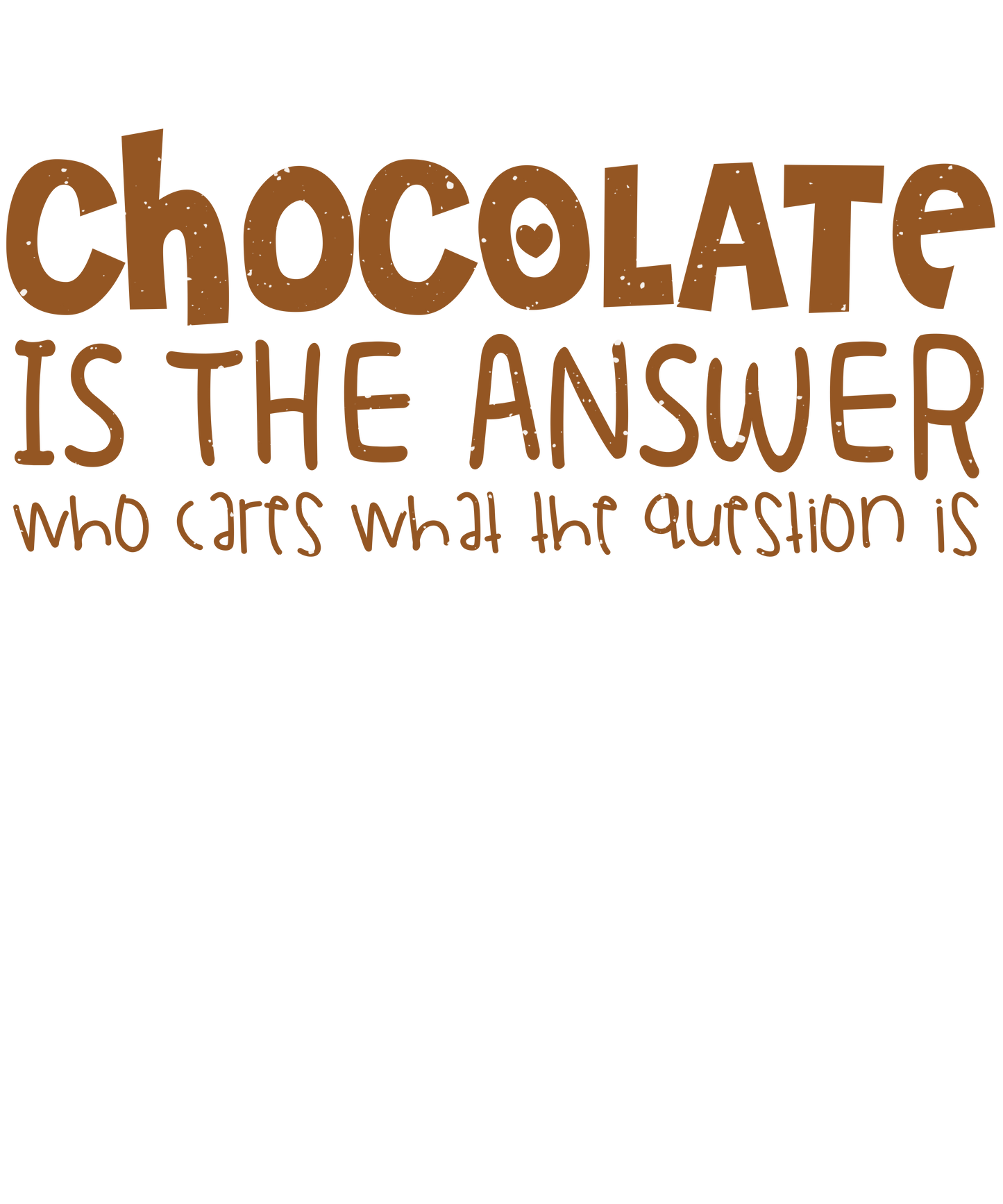 Chocolate is the Answer