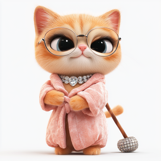 Glamour Paws Portrait