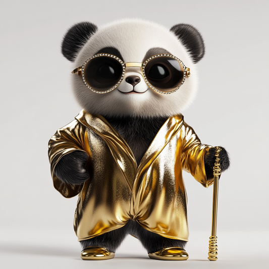 Glamorous Panda Vibes