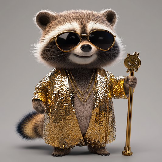 Glamorous Raccoon King