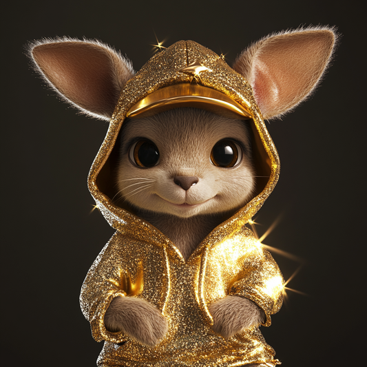 Glittering Hip-Hop Bunny