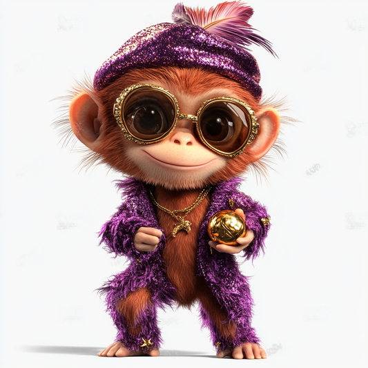 Groovy Glam Monkey