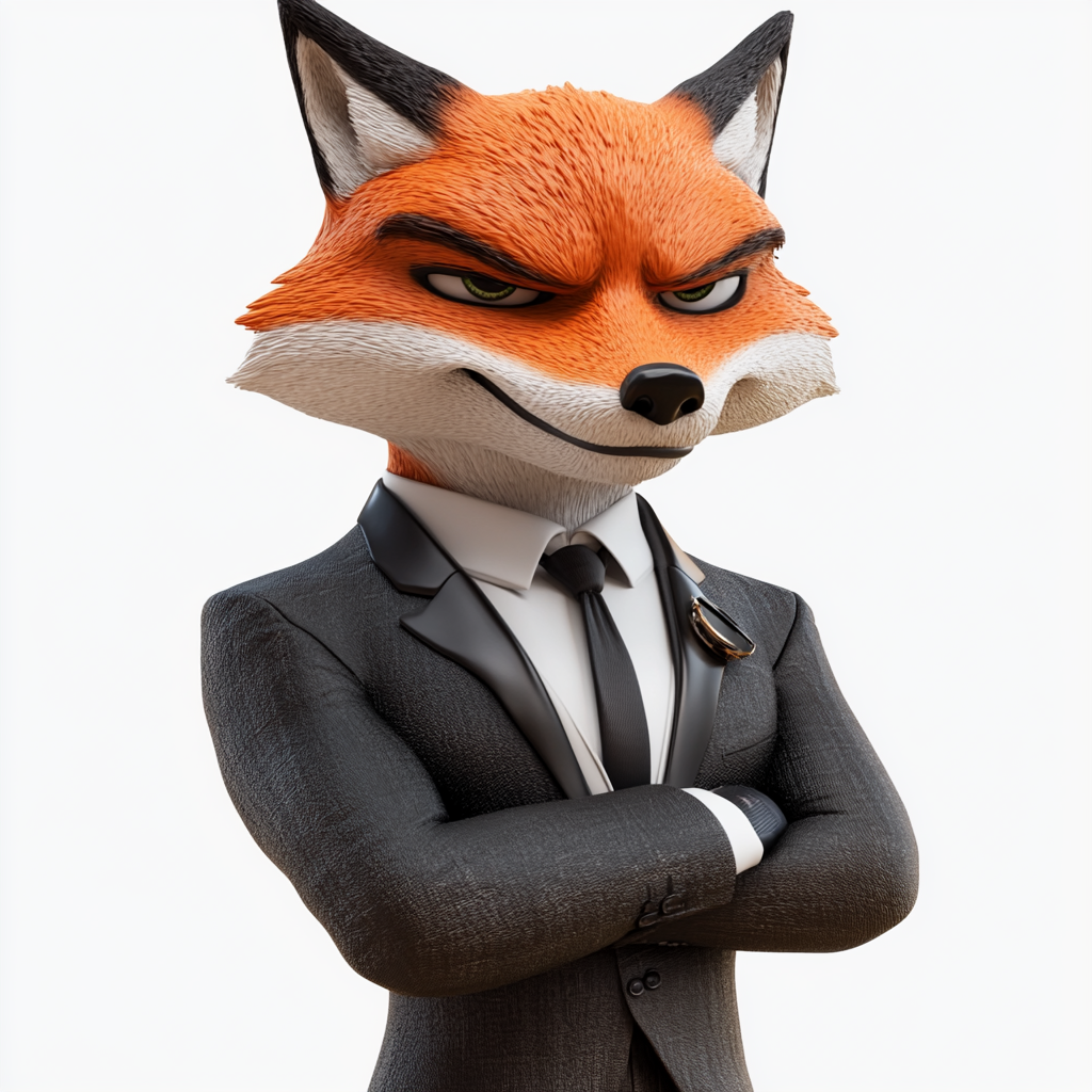 Savvy Fox Businessman