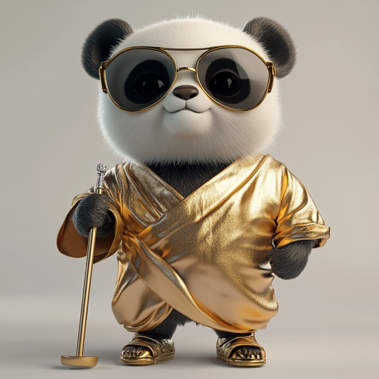 Glamorous Panda Vibes