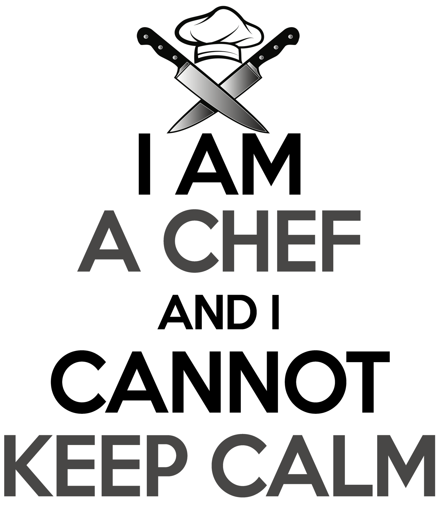 Keep Calm Chef Design