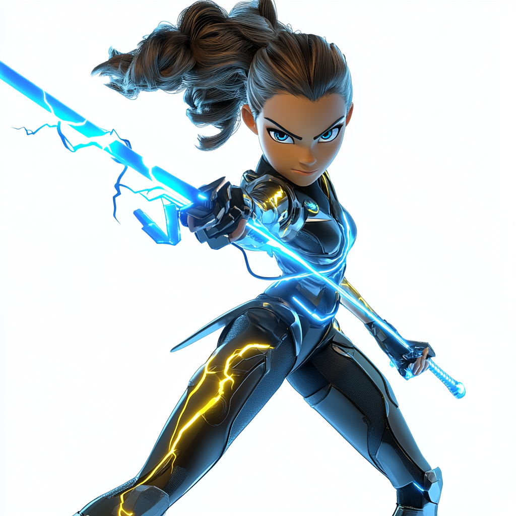 Futuristic Warrior Art