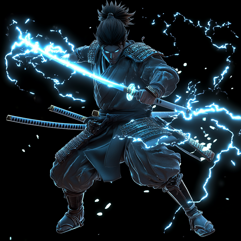 Electric Samurai Warrior