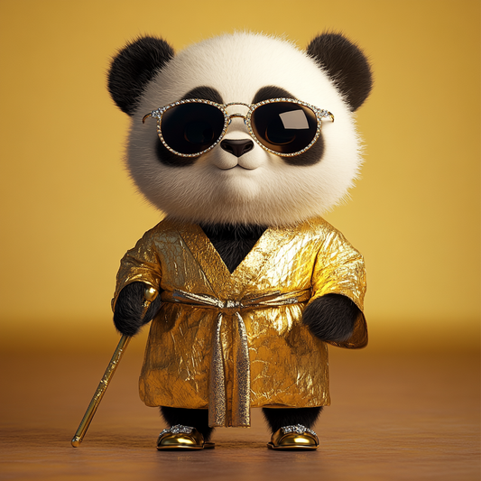 Glamorous Panda Superstar