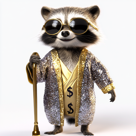 Glamorous Raccoon Style