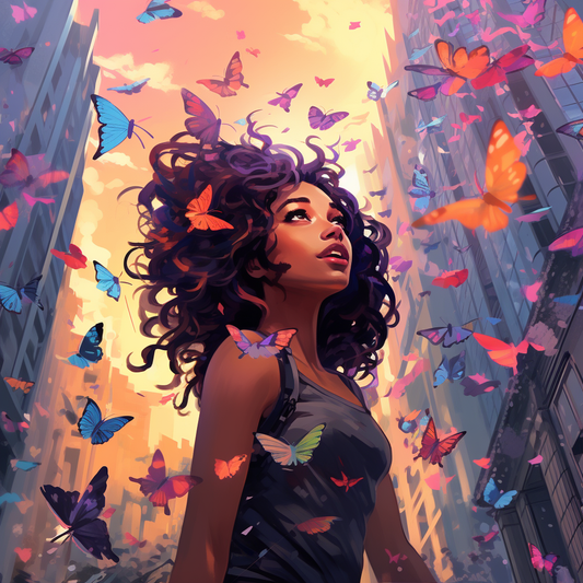 Urban Butterfly Dreamscape