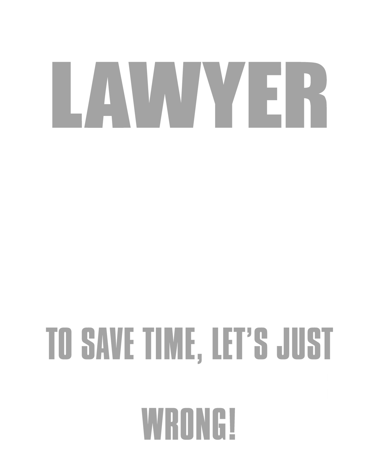Legal Humor Poster