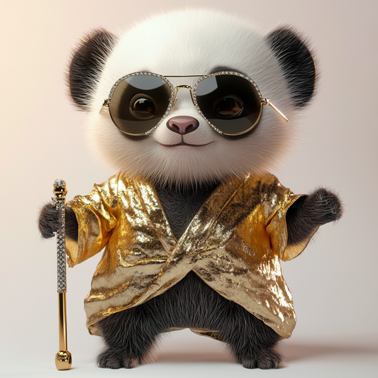 Glamorous Panda Star