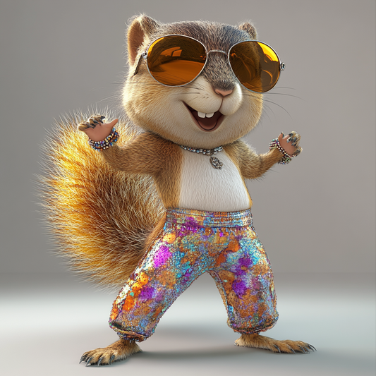 Stylish Squirrel Vibes