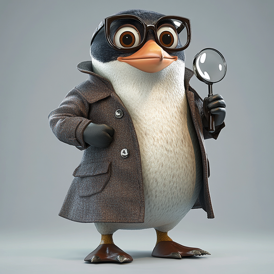 Detective Penguin Artwork