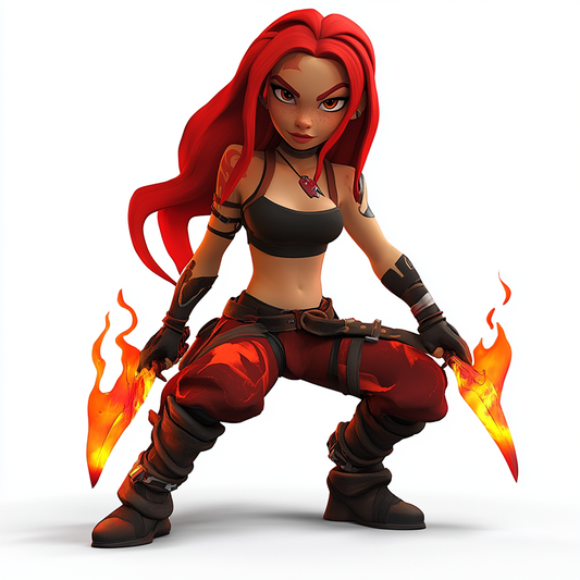 Fiery Ninja Warrior