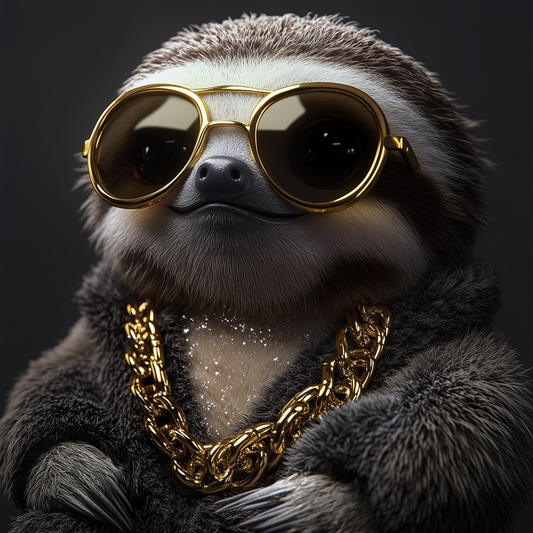 Stylish Sloth Superstar
