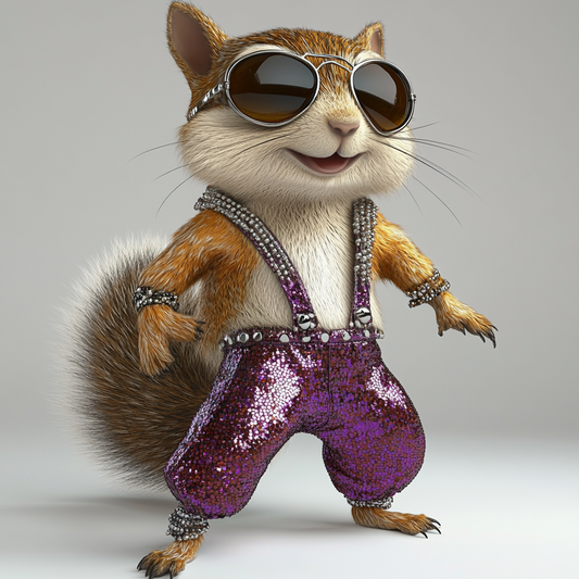 Funky Squirrel Superstar