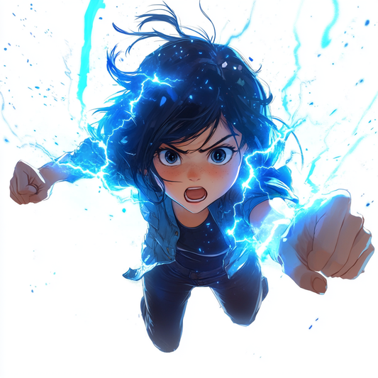 Electrifying Action Heroine