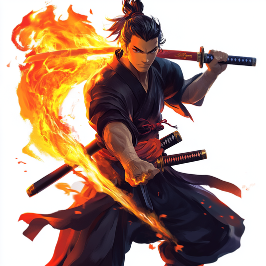 Blazing Samurai Warrior