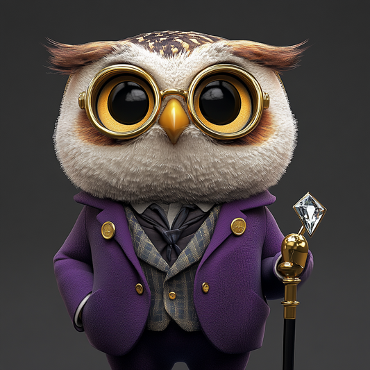 Dapper Owl Elegance