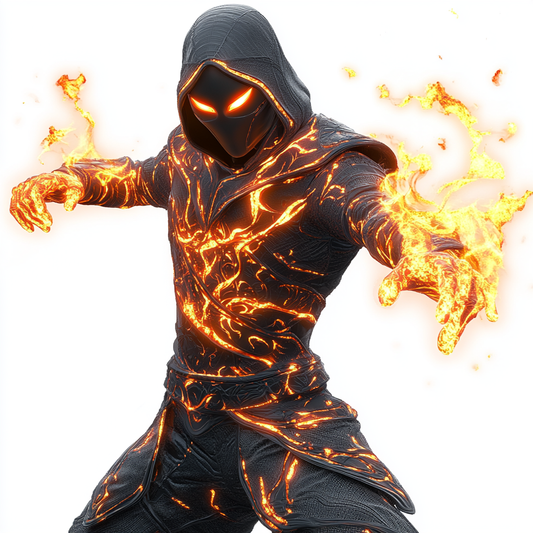Fiery Phantom Warrior