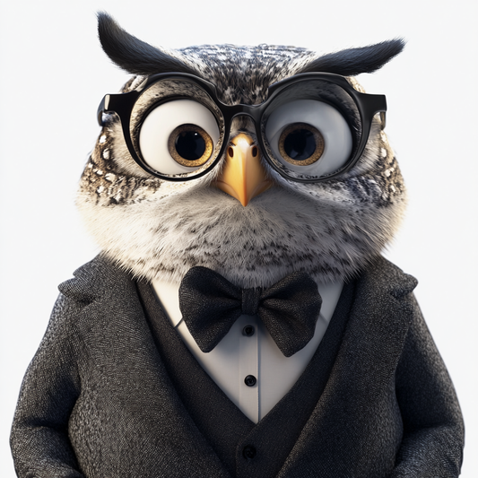 Dapper Owl Portrait