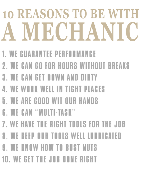 Mechanic Humor Poster