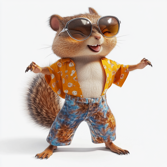 Charming Tropical Squirrel