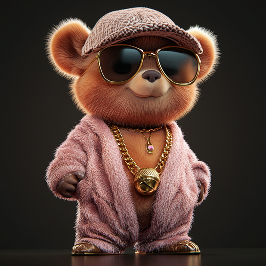 Trendy Hip-Hop Bear