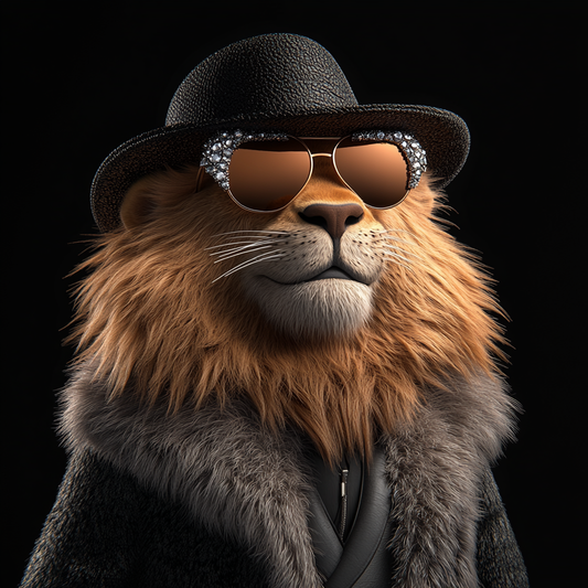 Sassy Stylish Lion