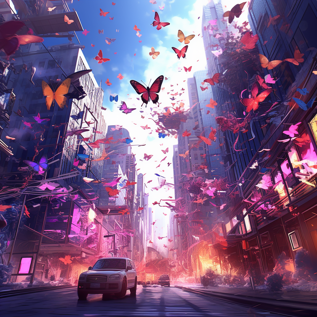 **Butterfly Street Dreamscape**