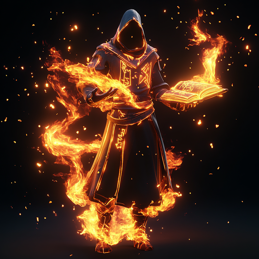 Epic Flame Mage Artwork
