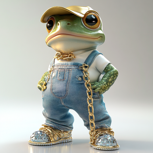 Chic Frog Fashionista