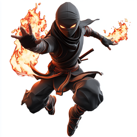 Fiery Shadow Ninja