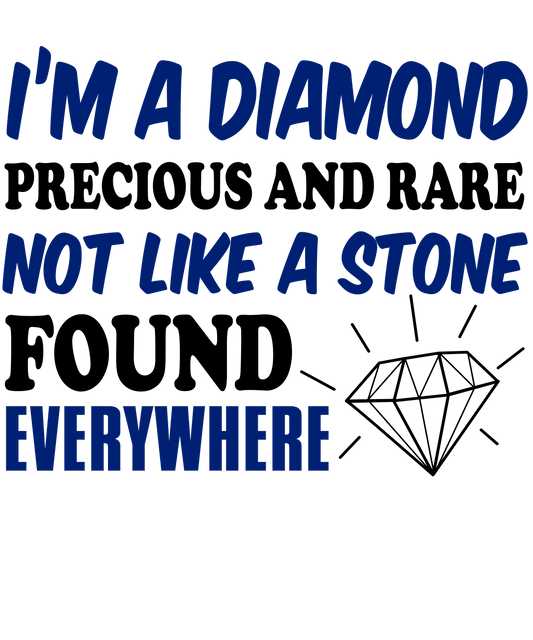 Bold Diamond Quote Art