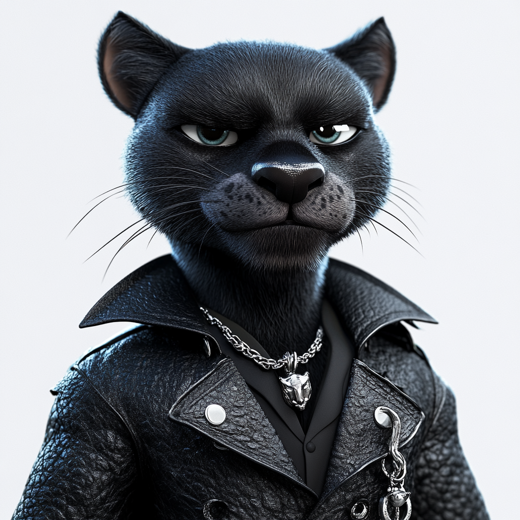 Punk Panther Portrait