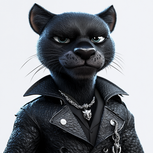 Punk Panther Portrait