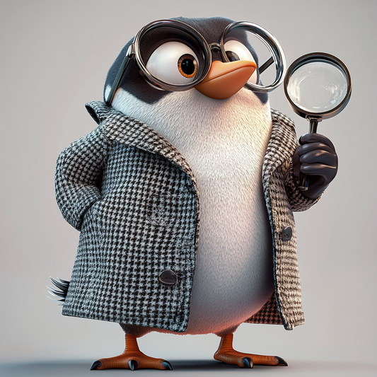 Detective Penguin Artwork