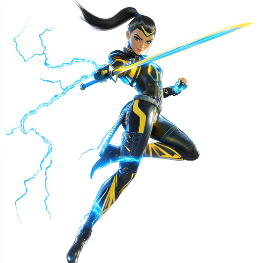 Electric Samurai Warrior