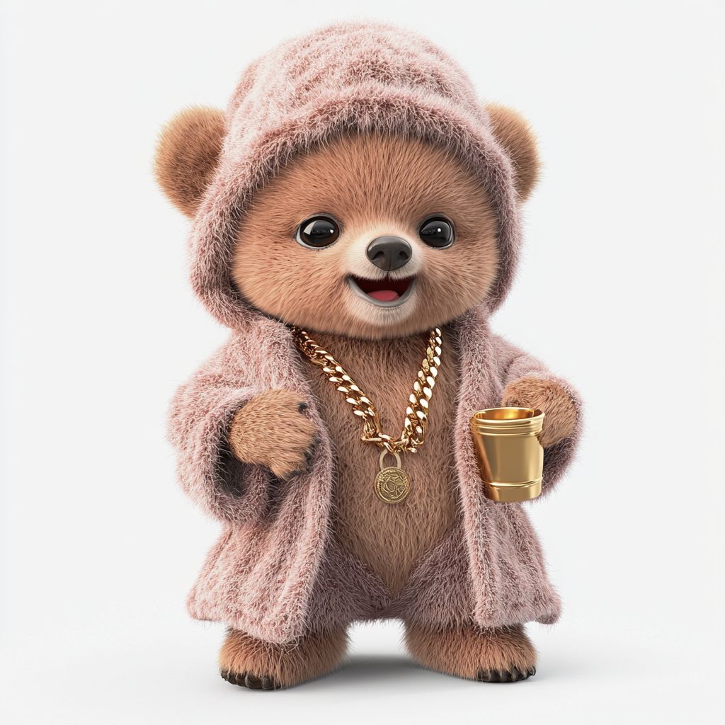 Charming Cozy Bear
