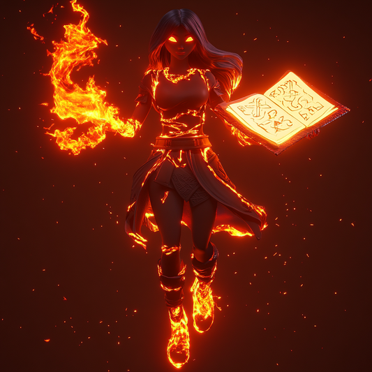 Fiery Sorceress of Flames