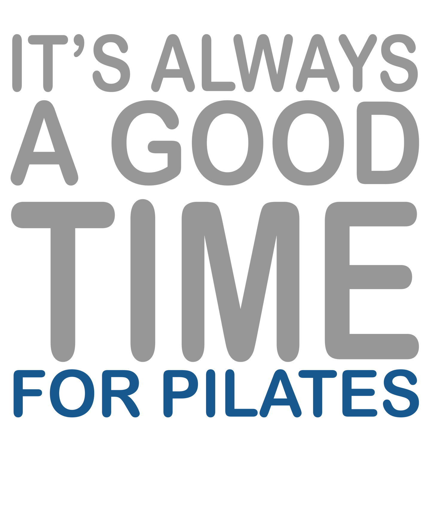 Always a Good Time for Pilates