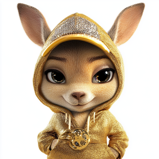 Golden Hip-Hop Kangaroo