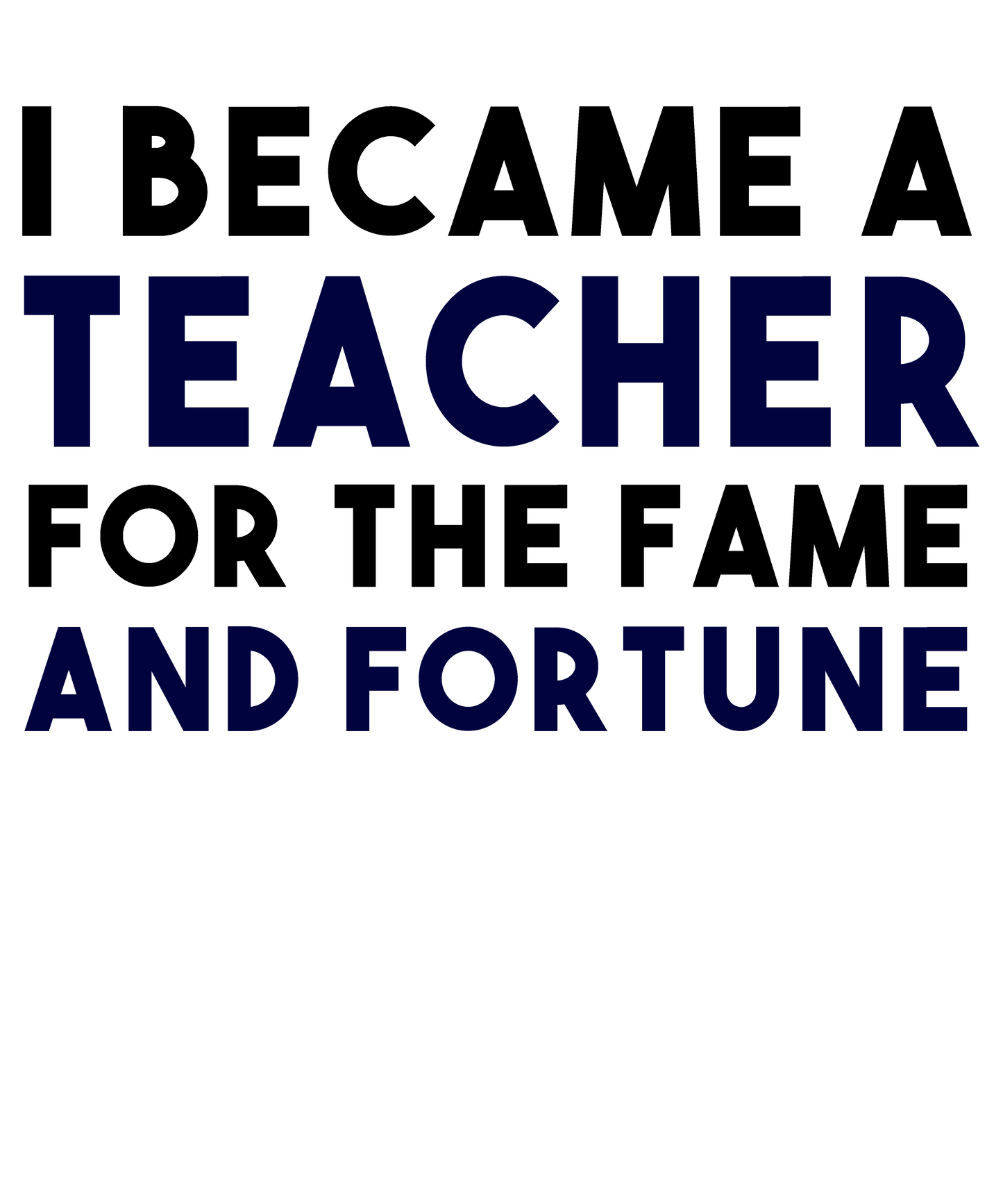 Teacher's Fortune Vibes